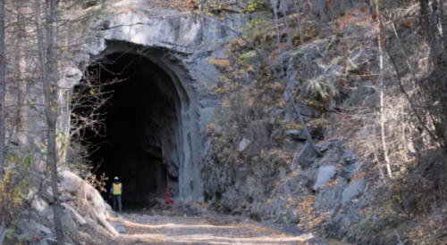 After nearly 3 years, the historic Adra Tunnel on the Kettle Valley Rail Trail is now open