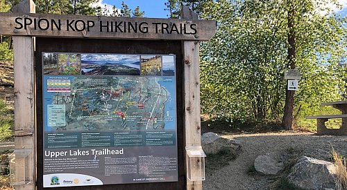 BC Wildfire Service conducting pile burns on Spion Kop today